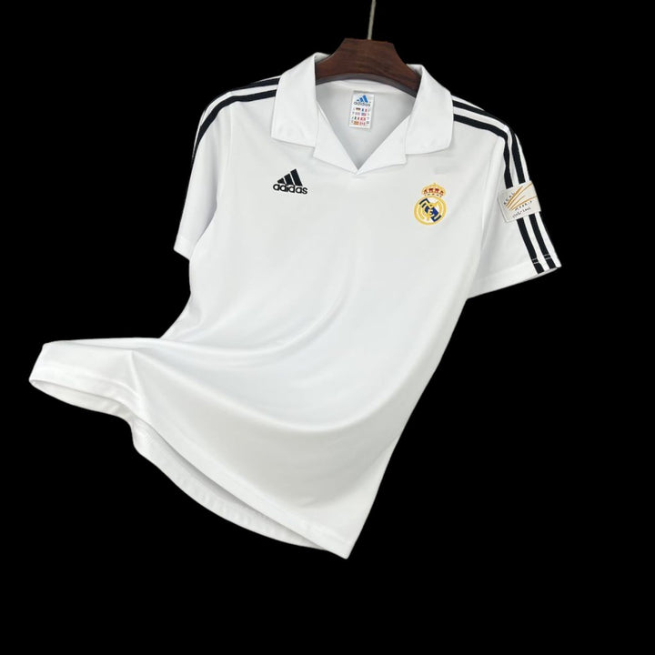 Real Madrid Maillot Domicile UCL Rétro 2001/02 — vue 1