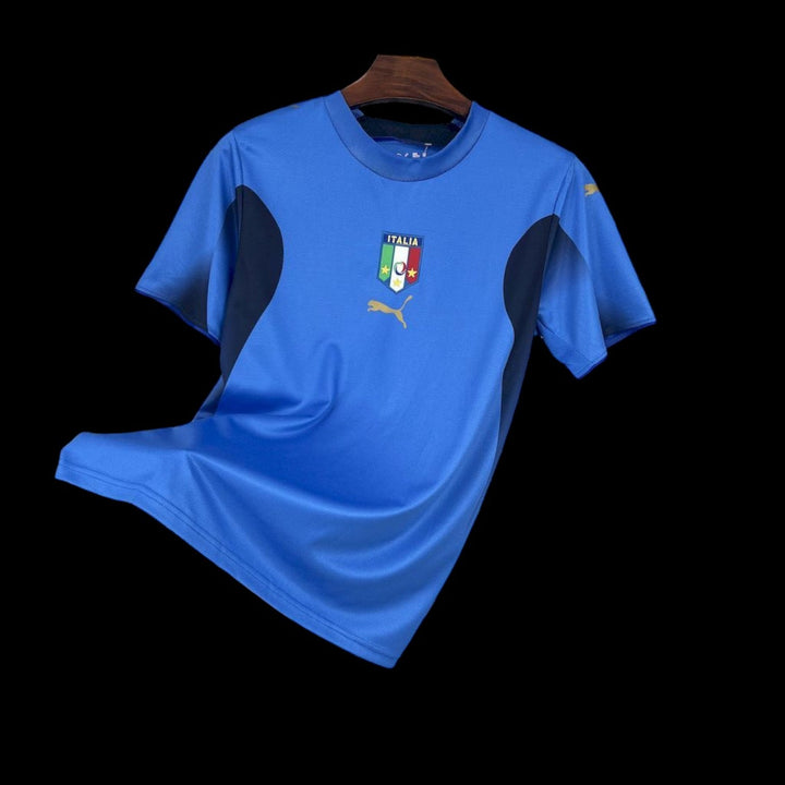 Italie Maillot Domicile Rétro 2006 — vue 1