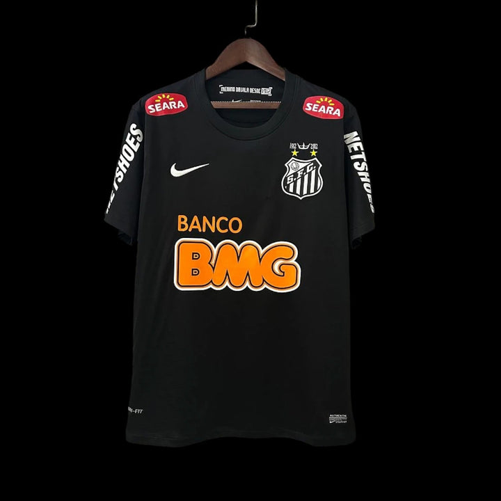 Santos Maillot Rétro Noir 11/12 — vue 1