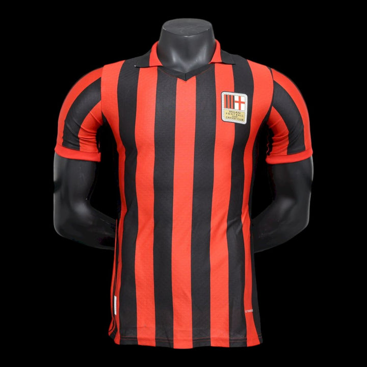 Milan AC Maillot 125th Anniversary Edition Retro Rouge – Version Player — vue 1