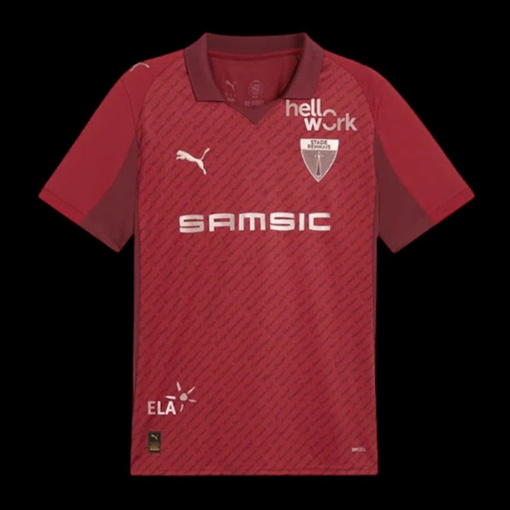 Rennes Maillot 125e anniversaire 25/26 – ROUGE — vue 1