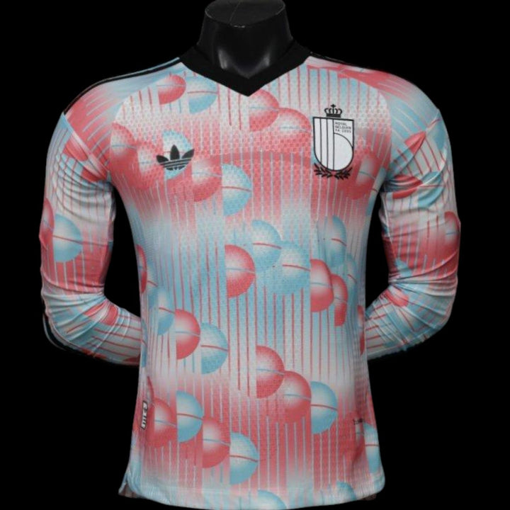 Belgique Maillot Manches Longues Extérieur 26/27 – Version Player — vue 1