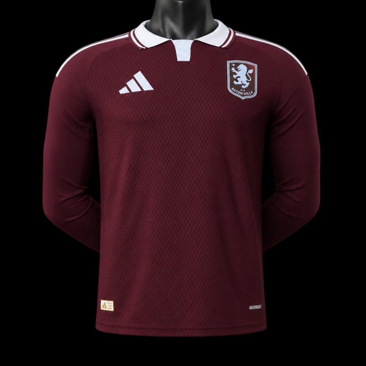 Aston Villa Maillot Manches Longues Domicile 26/27 – Version Player — vue 1