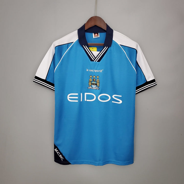 Manchester City Maillot Rétro 99/01 — vue 1