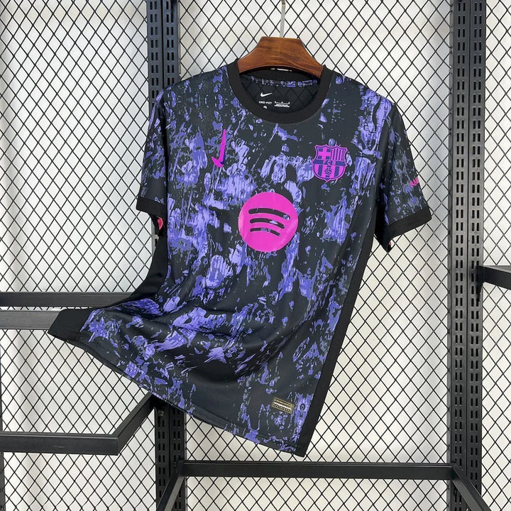 Maillot FC Barcelone Concept Camouflage Violet 2025/2026 — vue 1