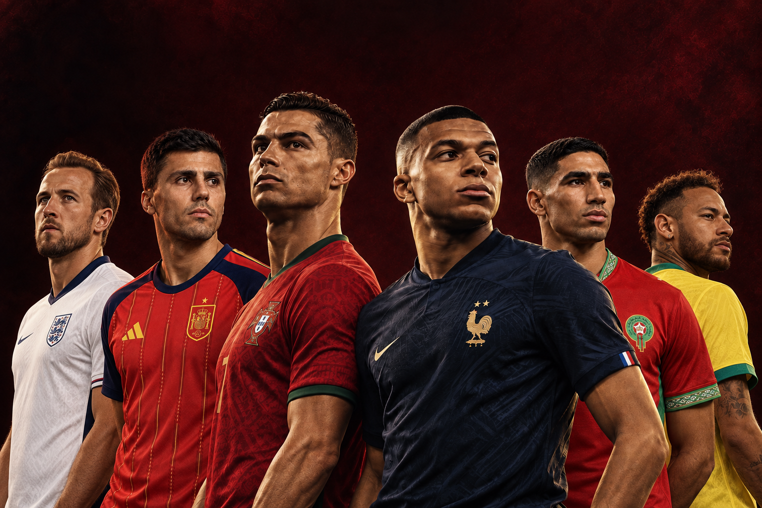 Les joueurs des sélections nationales