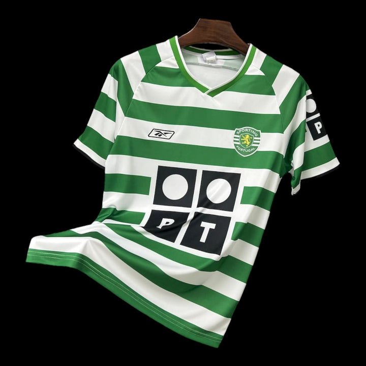 Sporting Portugal Maillot Domicile Rétro 2003/04 — vue 1
