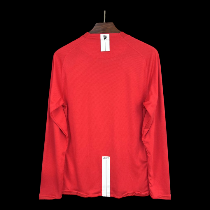 Manchester Utd Maillot Domicile UCL Rétro Manches Longues 2007/08 — vue 2