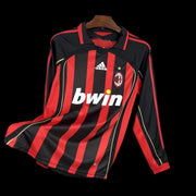 Milan AC Maillot Domicile Rétro Manches Longues 2006/2007 — vue 1