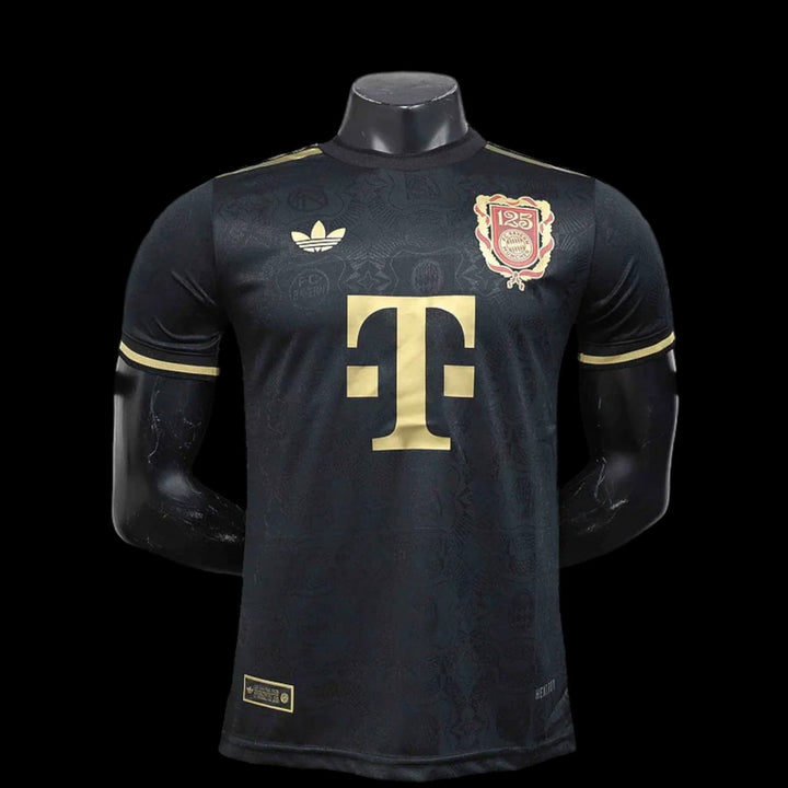 Bayern Munich Maillot 125th Anniversary Noir – Version Player — vue 1