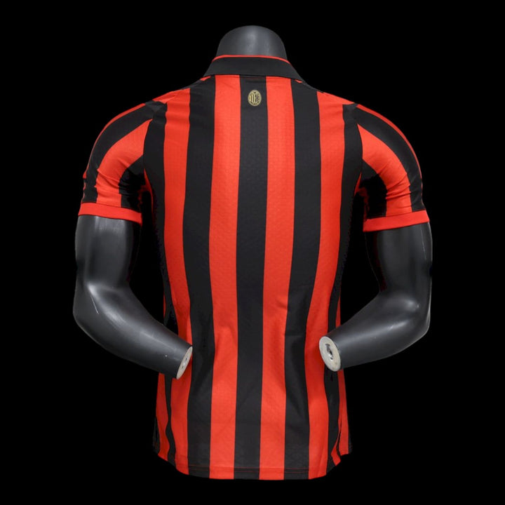 Milan AC Maillot 125th Anniversary Edition Retro Rouge – Version Player — vue 2