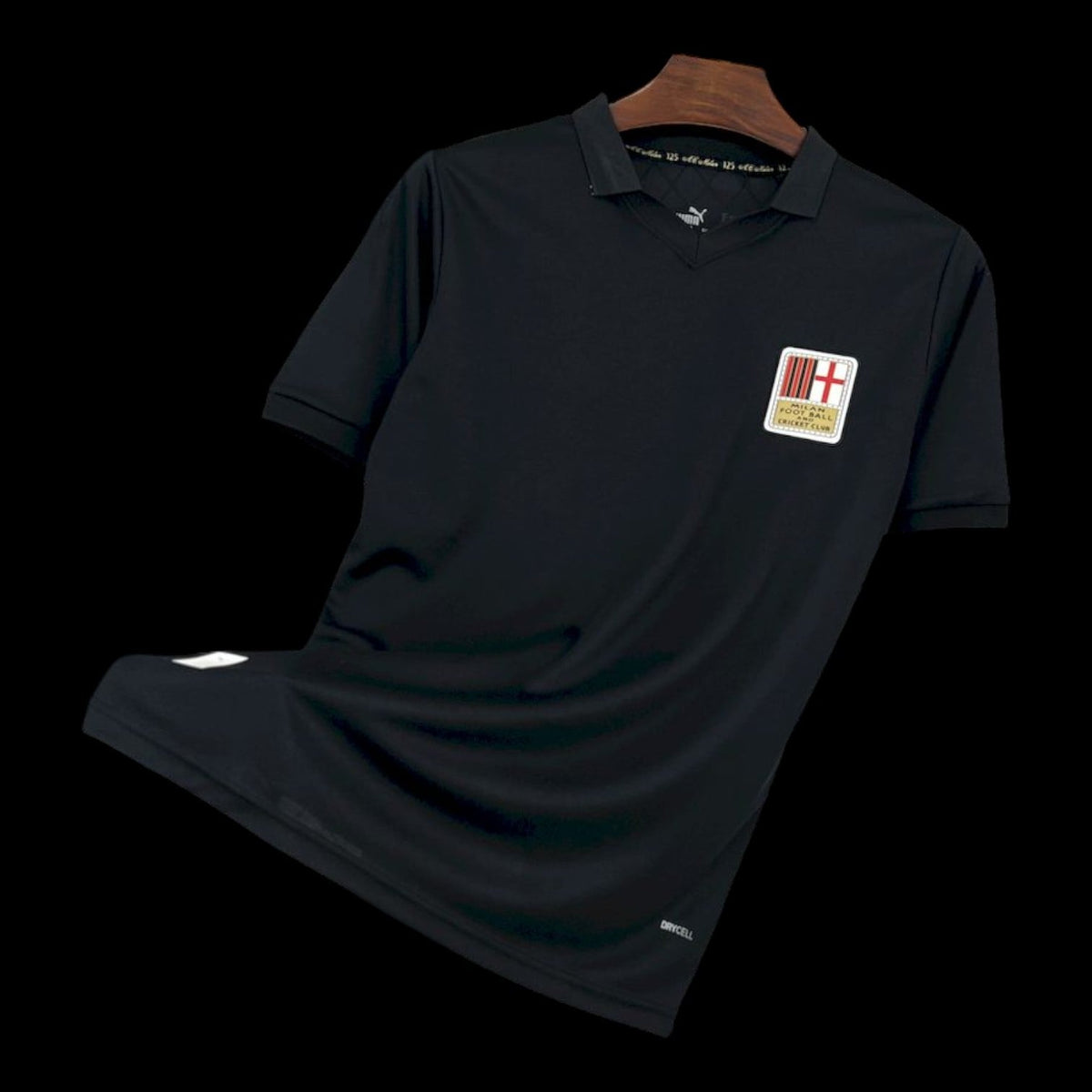 Milan AC Maillot 125th Anniversary Edition Retro Noir — vue 1