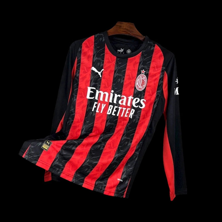 Milan AC Maillot Manches Longues Domicile 25/26 — vue 1
