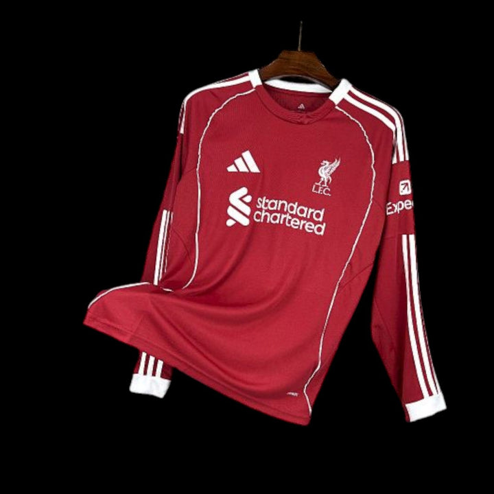 Liverpool Maillot Manches Longues Domicile 25/26 — vue 1