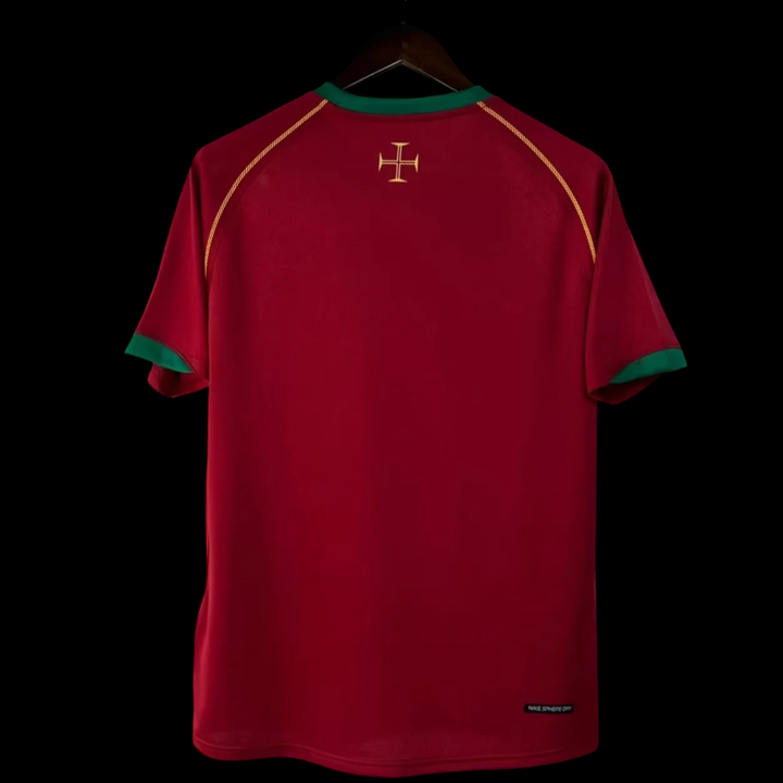 Portugal Maillot Domicile Rétro 2006 — vue 2