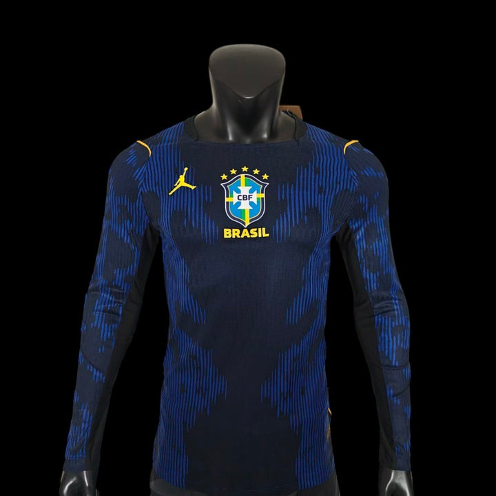 Brésil Maillot Extérieur Manches Longues 26/27 – Version Player — vue 1