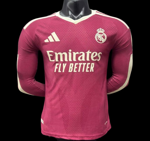 Real Madrid Maillot Manches Longues Third  26/27 – Player Version — vue 1