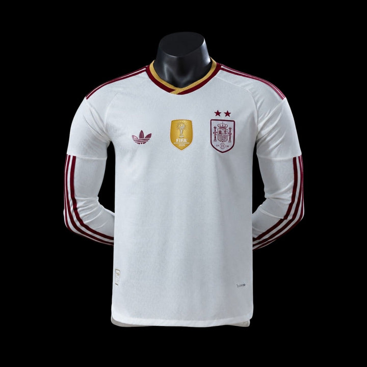 Espagne Maillot  Manches Longues 2 Étoile  ⭐⭐ Extérieur 26/27- Version Player — vue 1