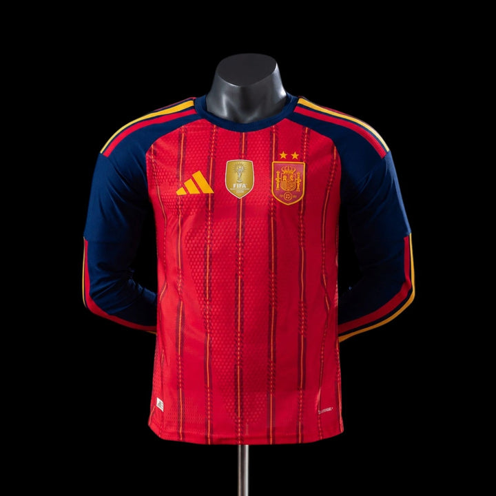 Espagne Maillot  Manches Longues 2 Étoile  ⭐⭐ Domicile 26/27- Version Player — vue 1