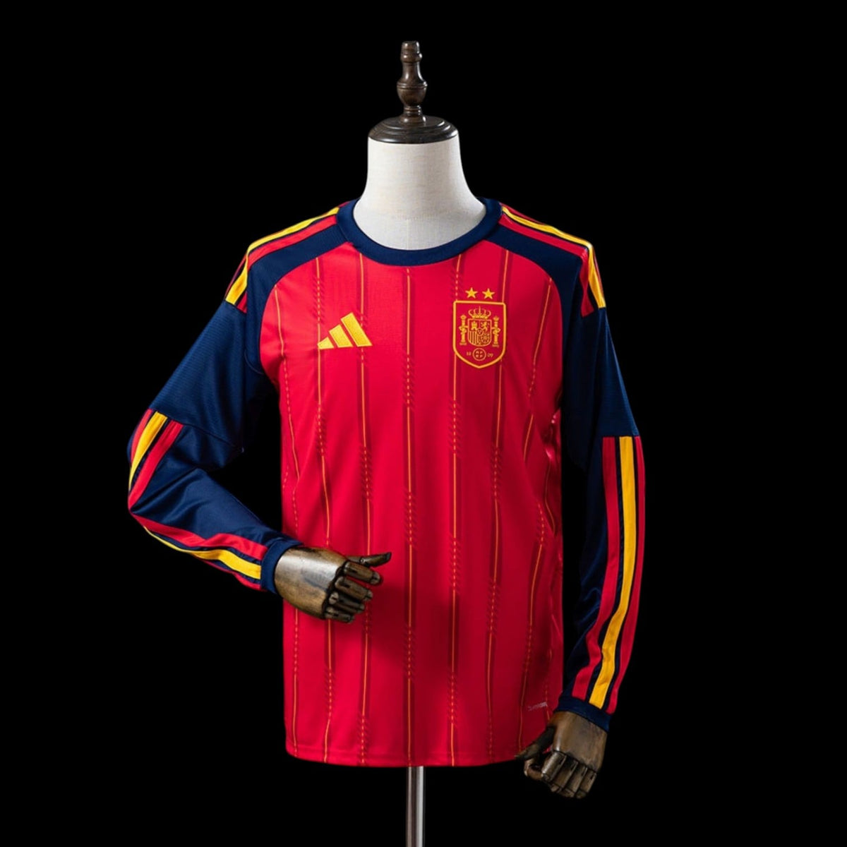 Espagne Maillot  Manches Longues 2 Étoile ⭐⭐ Domicile 26/27 — vue 1