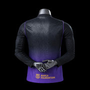 Barcelone Maillot Manches Longues Extérieur 26/27 – Version Player — vue 2