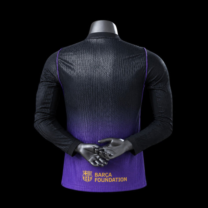 Barcelone Maillot Manches Longues Extérieur 26/27 – Version Player — vue 2