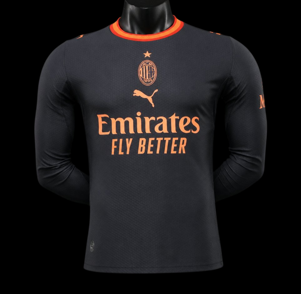 Milan AC Maillot Manches Longues Third 26/27 – Version Player — vue 1