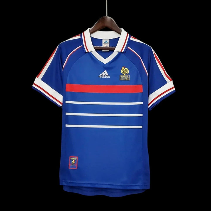 France Maillot Domicile Rétro 1998 — vue 1