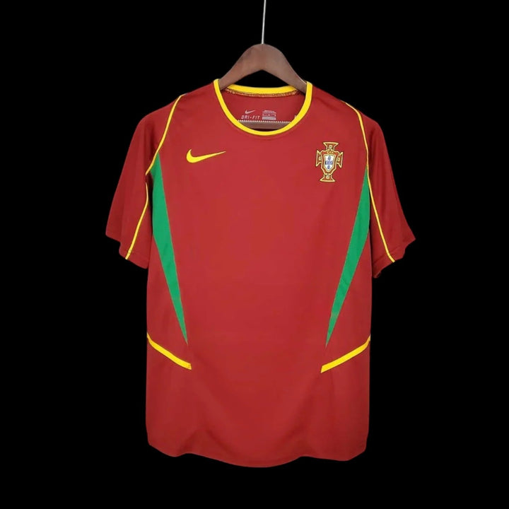 Portugal Maillot Domicile Rétro 2002 — vue 1