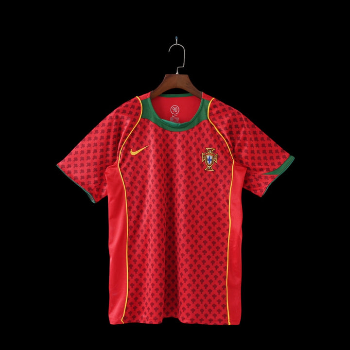 Portugal Maillot Domicile Rétro 2004 — vue 1