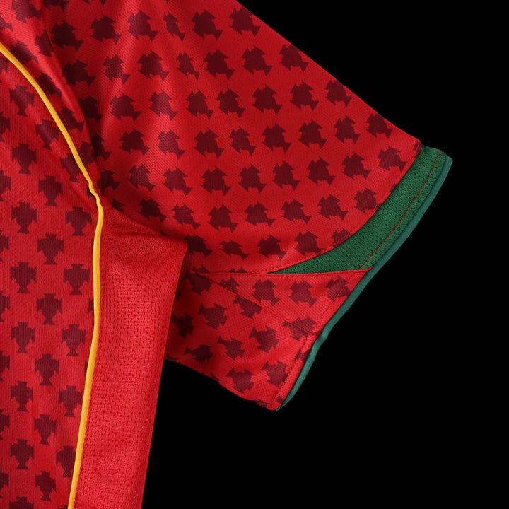 Portugal Maillot Domicile Rétro 2004 — vue 2