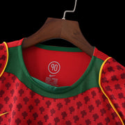 Portugal Maillot Domicile Rétro 2004 — vue 3