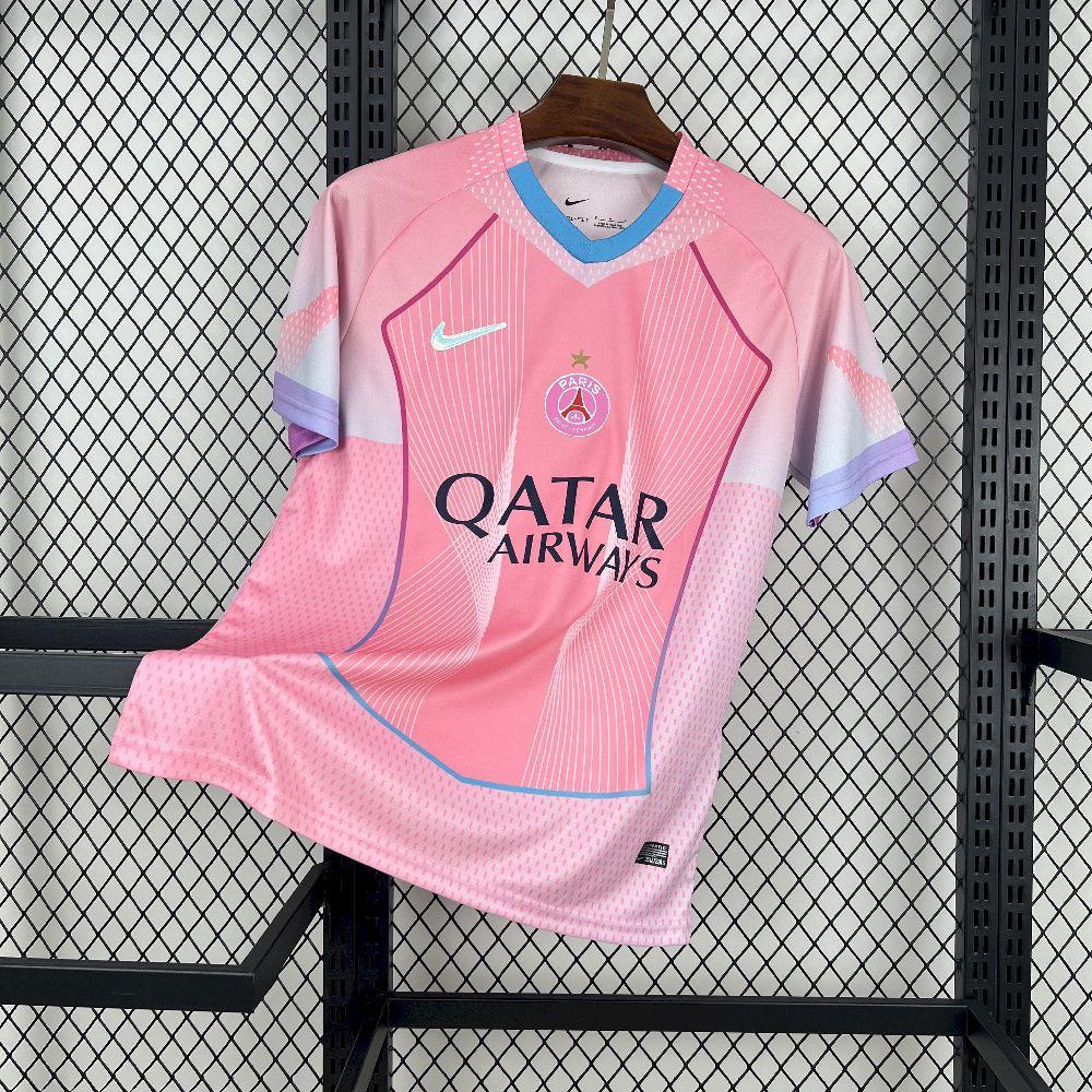 Maillot PSG (Paris Saint-Germain) Concept Rose et Bleu 2025/2026 — vue 1