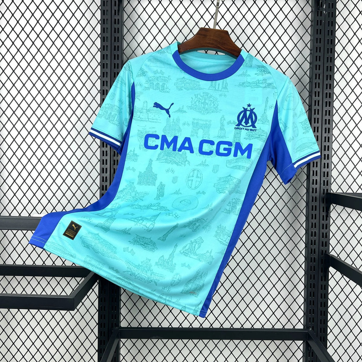 Maillot OM (Marseille) Concept Turquoise 2025/2026 — vue 1