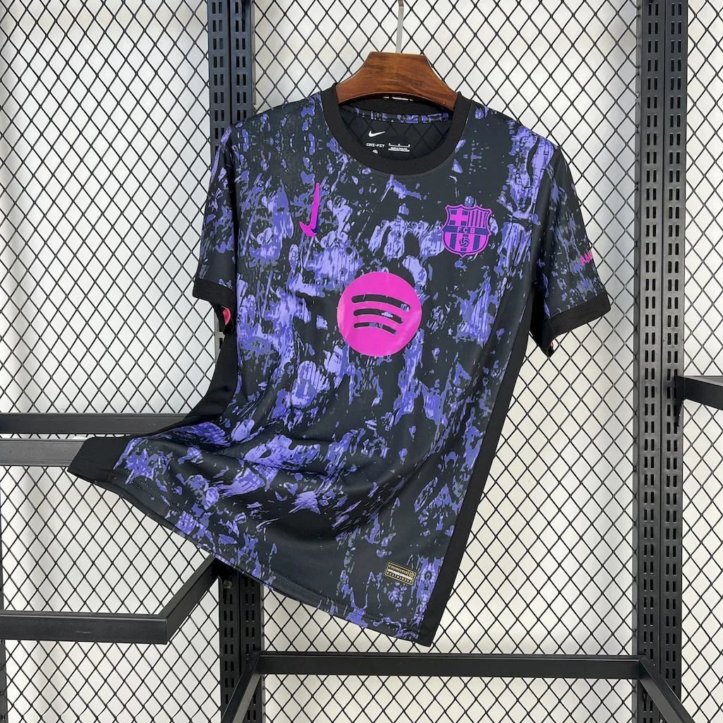 Maillot FC Barcelone Concept Camouflage Violet 2025/2026 — vue 1