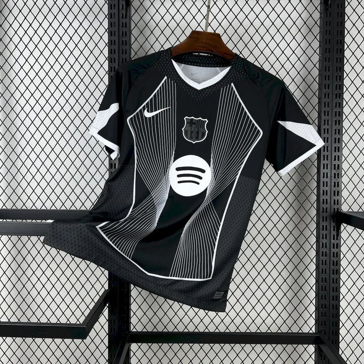 Maillot FC Barcelone Concept Rayures Noires 2025/2026 — vue 1