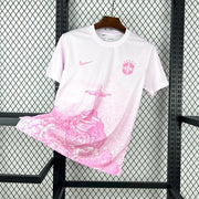 Maillot Brésil Concept Blanc et Rose 2025/2026 — vue 1