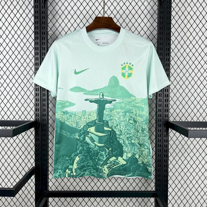Maillot Brésil Concept Vert Menthe 2025/2026 — vue 1