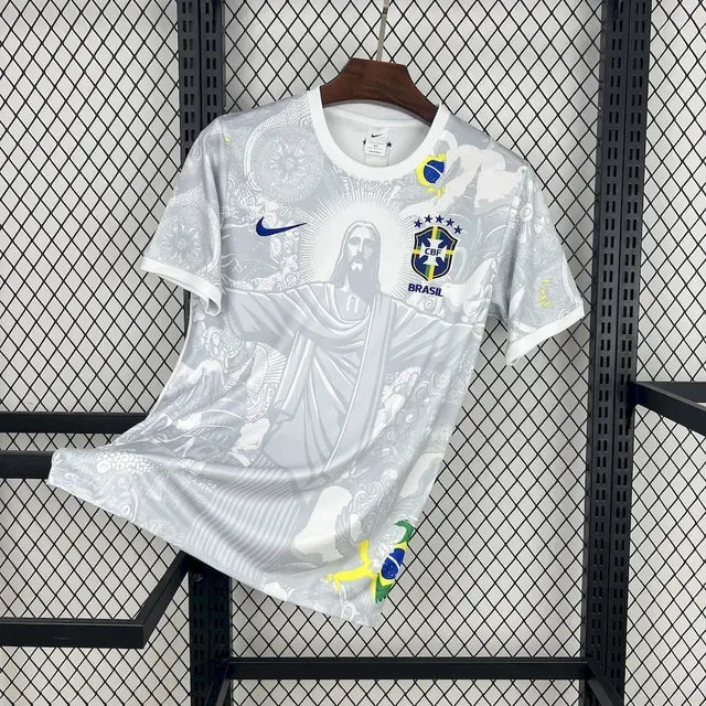 Maillot Brésil Concept Christ Blanc 2025/2026